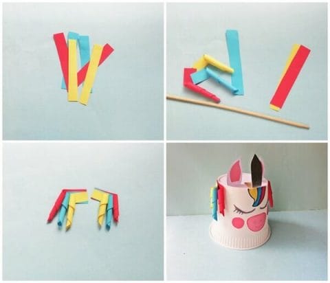 Easy Paper Cup Unicorn Craft Idea (+2 Printables) - Arty Crafty Bee