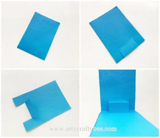 Easy 3D Space Rocket Pop-Up Card Craft For Kids - Arty Crafty Bee