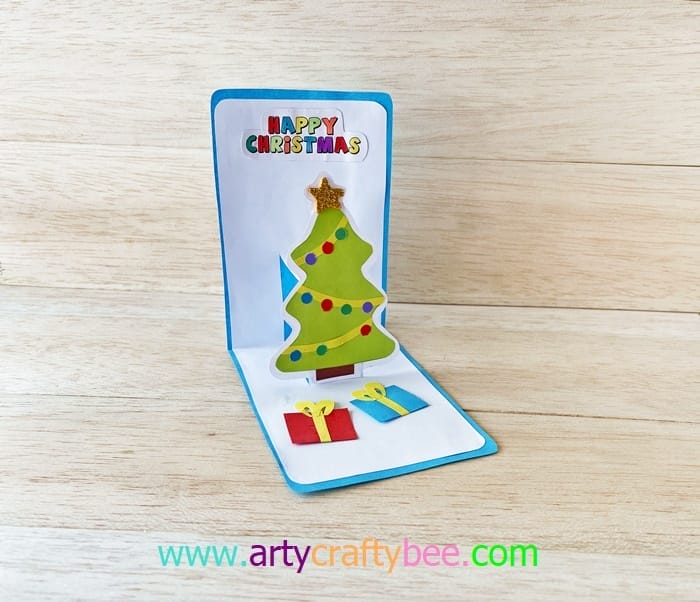 3d christmas pop up card